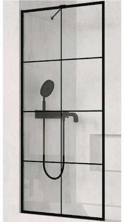 Шторка на ванну Ceruttispa Muza 80x140 MUZA F80 9283 профиль Черный стекло прозрачное Шторка на ванну Ceruttispa Muza 80x140 MUZA F80 9283 профиль Черный стекло прозрачное