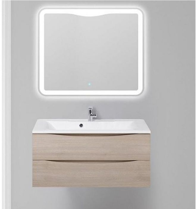 Тумба под раковину BelBagno Marino 100 MARINO-1000-2C-SO-RG-P подвесная Rovere Grigio