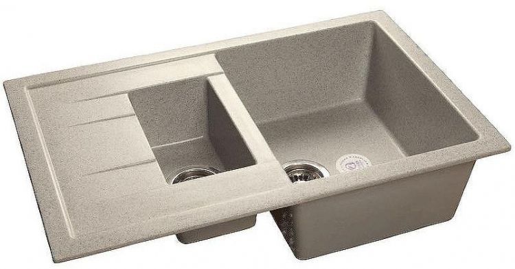 Кухонная мойка GranFest Quadro GF-Q775KL Серая