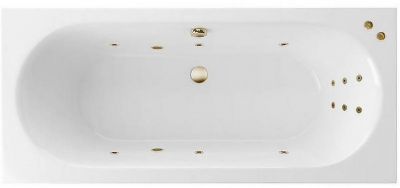 Акриловая ванна Excellent Oceana Slim 160x75 WAEX.OCE16S.LINE.BR с гидромассажем