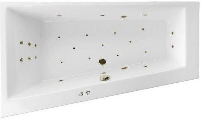 Акриловая ванна Excellent Sfera Slim 170x100 L WAEX.SFL17S.ULTRA.BR с гидромассажем