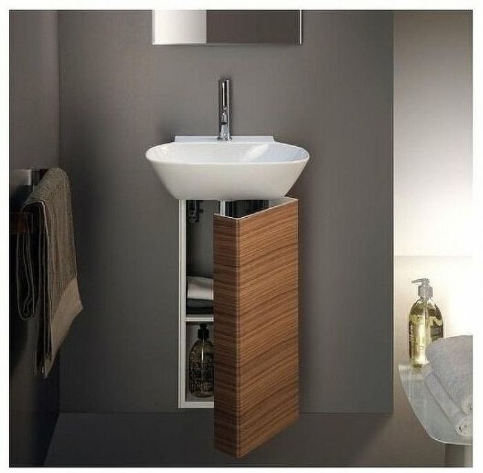 Тумба под раковину Laufen Ino 32 R 4.2535.2.030.171.1 подвесная Темный орех