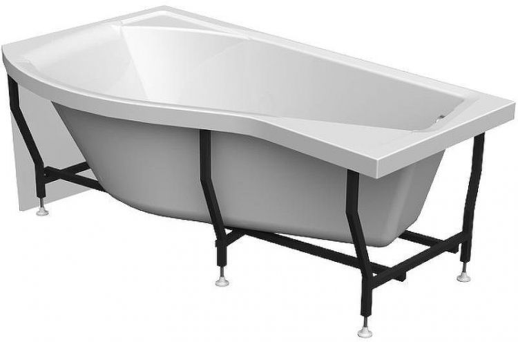 Акриловая ванна Radomir Vannesa Миранда 168х95 L 2-77-2-1-0-209 с гидромассажем Актив Хром