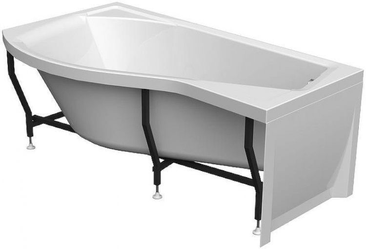 Акриловая ванна Radomir Vannesa Миранда 168х95 L 2-77-2-1-0-209 с гидромассажем Актив Хром