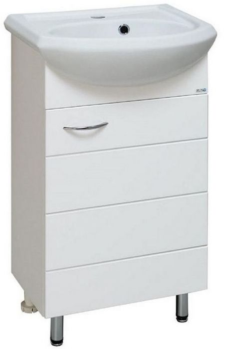 Тумба под раковину Runo Кипарис 45 00000000880 Белая
