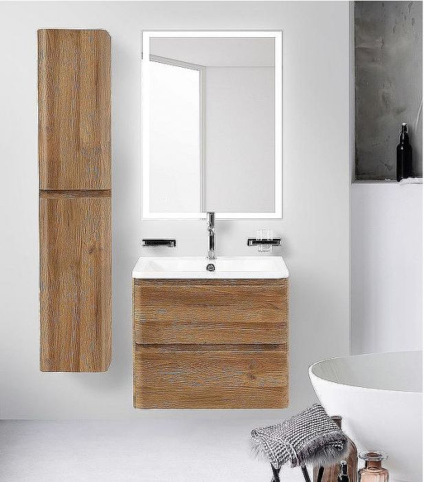 Тумба под раковину BelBagno 70 ALBANO-700-2C-SO-RR подвесная Rovere Rustico