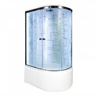 Душевая кабина Deto ЕМ 4511L LED с гидромассажем 110x80x220