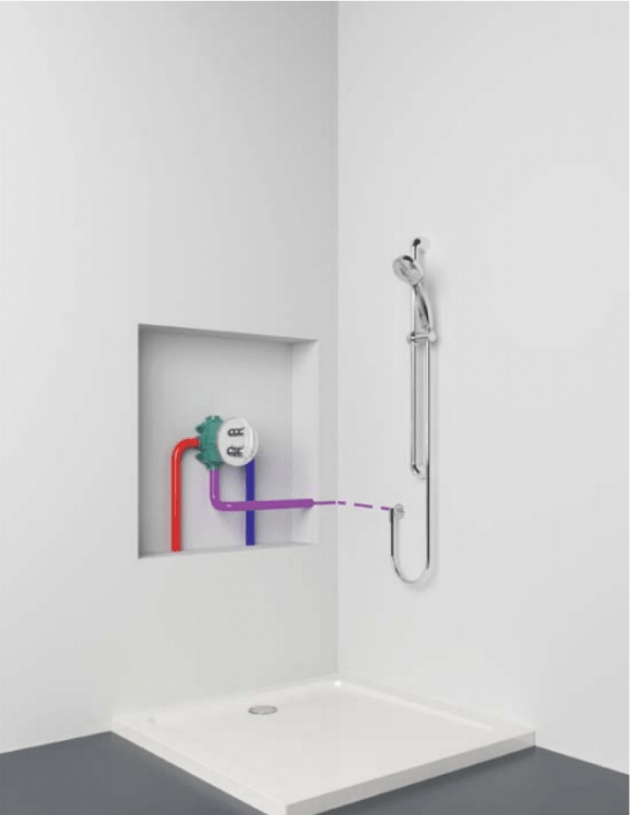 Термостат для душа Jacob Delafon Square E98729-CP Термостат для душа Jacob Delafon Square E98729-CP