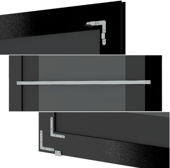 Зеркало Evoform Exclusive Floor 204х84 BY 6131 с фацетом в багетной раме - Вензель бронзовый 101