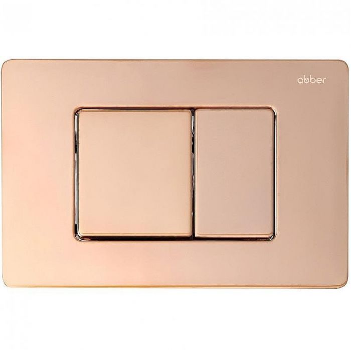 Клавиша смыва Abber AC0120RG Золото розовое