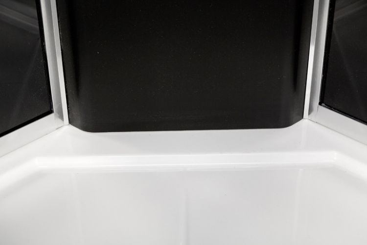 Душевая кабина Deto BМ4510 N LED с гм. BLACK 100x100x208 Душевая кабина Deto BМ4510 N LED с гм. BLACK 100x100x208
