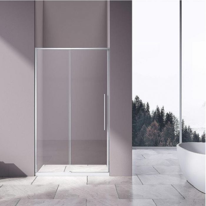 Душевая дверь Vincea Slim-N 140 VDS-4SN140CL профиль Хром стекло прозрачное