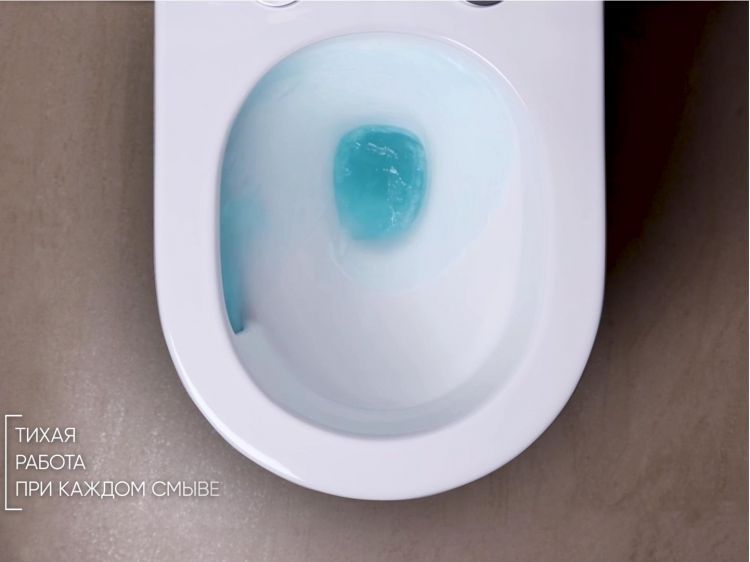 Подвесной унитаз CERAMICANOVA Vogue Торнадо безободковый CN4008TMB