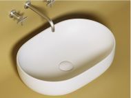 Умывальник CERAMICANOVA Element чаша накладная овальная (цвет Белый Матовый) CN6047MW