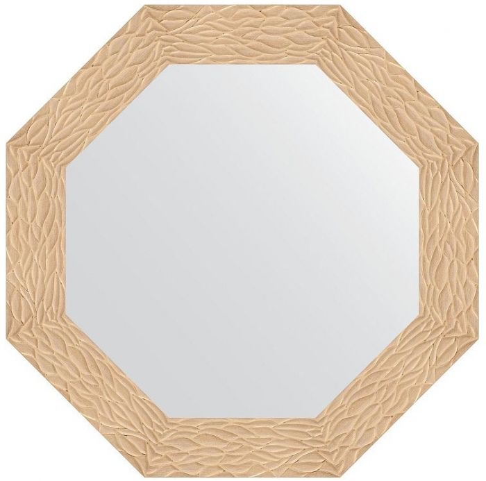 Зеркало Evoform Octagon 71х71 BY 7351 в багетной раме - Золотые дюны 90