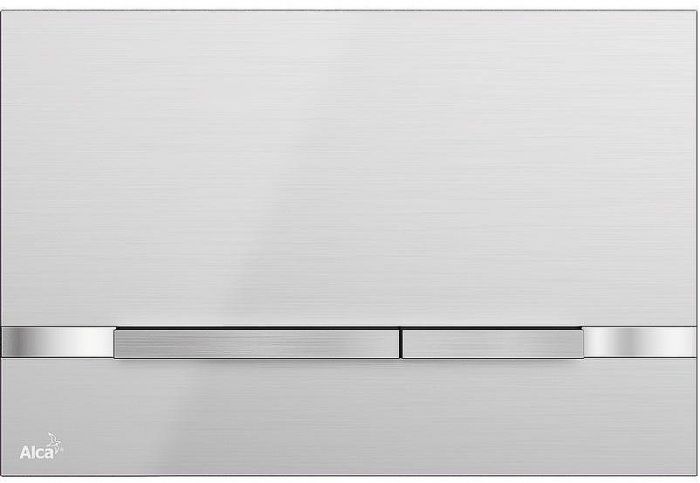 Клавиша смыва Alcaplast Flat Inox STRIPE-INOX Хром