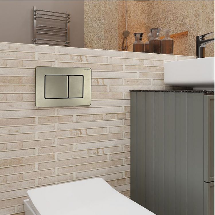 Клавиша смыва Charus Robusto FP.310.GNM.05 цвет Оружейная сталь