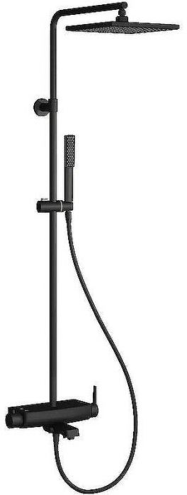 Душевая система Teska Mira DK3780 Черный матовый