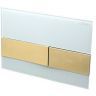 Клавиша смыва Cezares Lux LUX-GB-1-BORO цвет Белый Золото