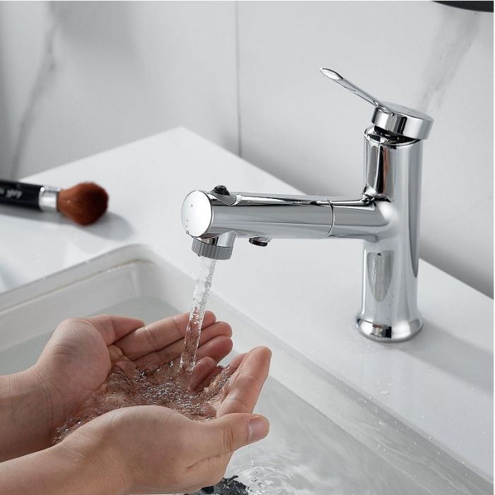 Смеситель для раковины Raffine F281 цвет Хром