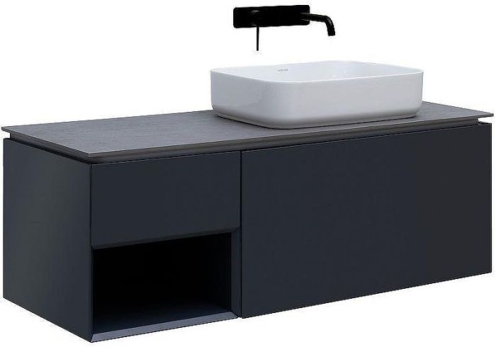Тумба под раковину Allen Brau Infinity 120 R 1.21008.AM подвесная Антрацит матовый