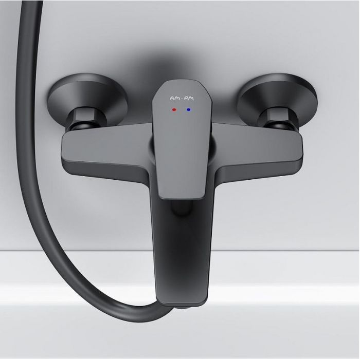 Смеситель для ванны AM.PM Gem F90A10022 Черный