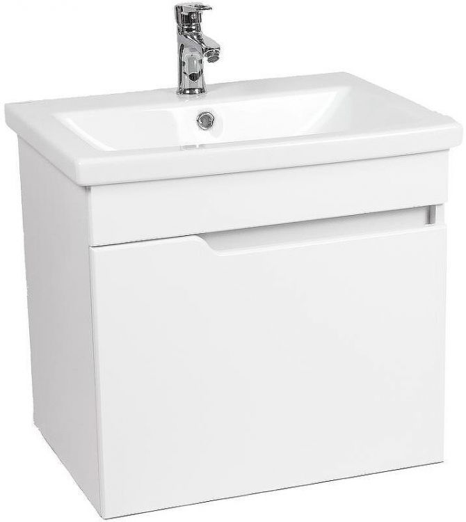 Тумба под раковину VIANT Куба 60 VKUB60CO-T1STP подвесная Белая