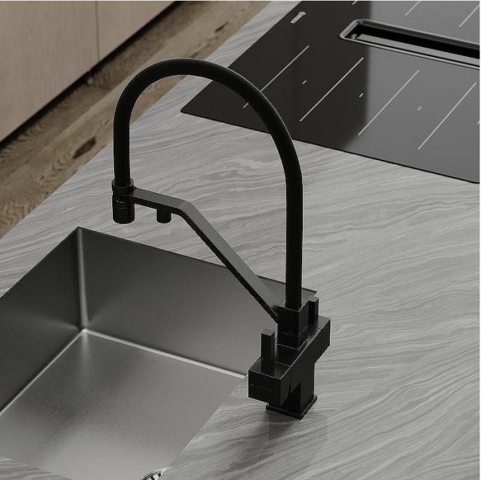 Смеситель для кухни Sancos Loro SC4007MB Черный матовый