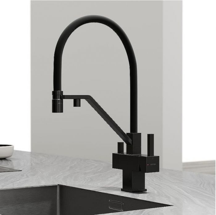 Смеситель для кухни Sancos Loro SC4007MB Черный матовый