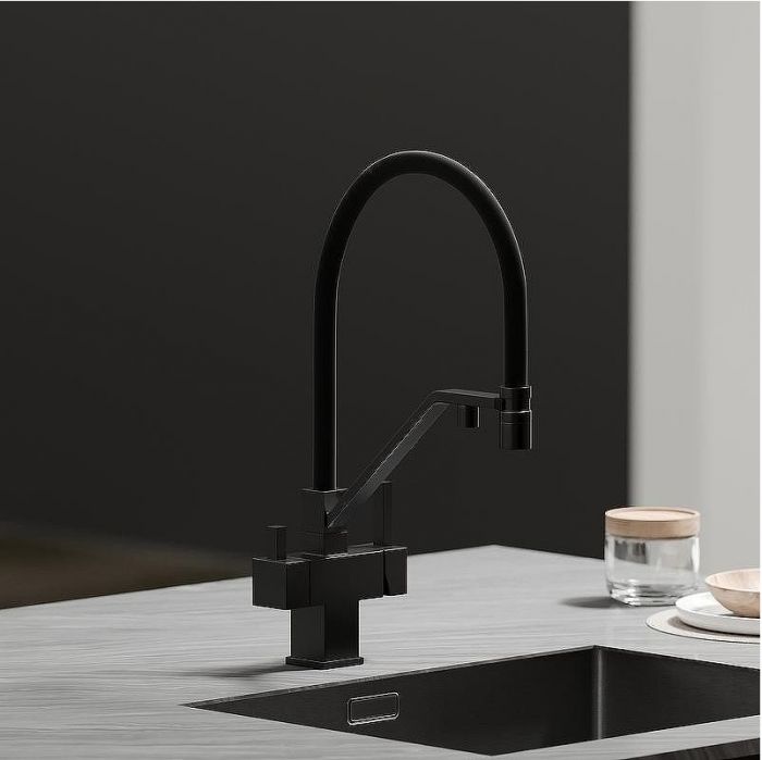 Смеситель для кухни Sancos Loro SC4007MB Черный матовый