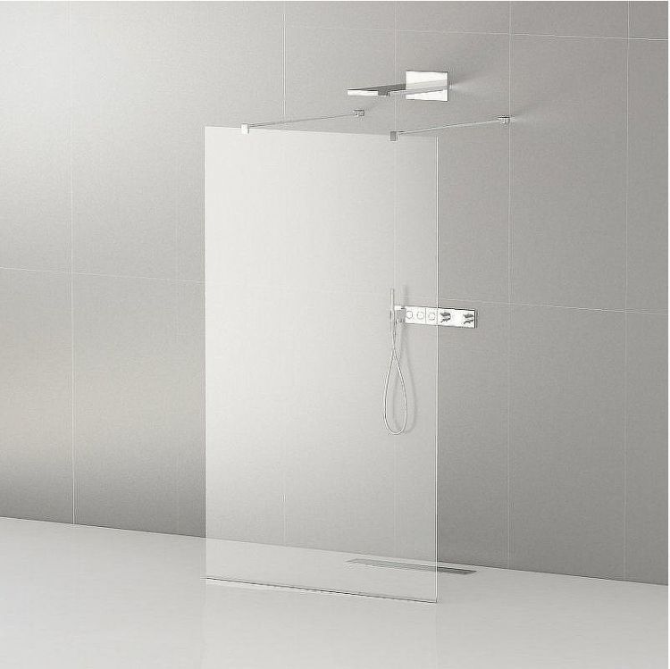 Душевая перегородка Cezares Liberta 105 LIBERTA-L-2-105-120-C-Cr профиль Хром стекло прозрачное