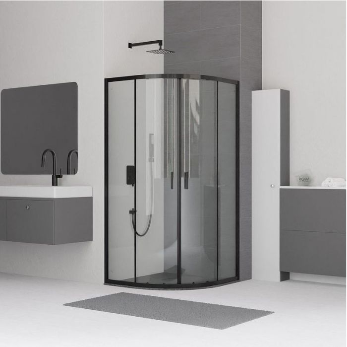 Душевой уголок RGW Classic CL-54-B 90х90 32095499-14 профиль Черный стекло прозрачное