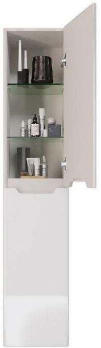 Шкаф пенал Dreja QL 35 99.0009 подвесной Белый глянец