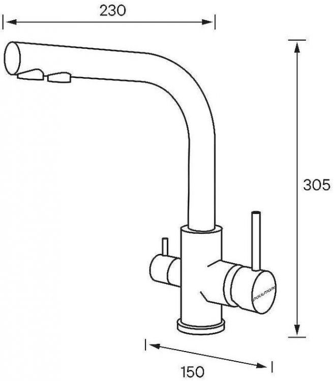 Смеситель для кухни Paulmark Essen Es213011-401BR Антрацит Бронза Смеситель для кухни Paulmark Essen Es213011-401BR Антрацит Бронза