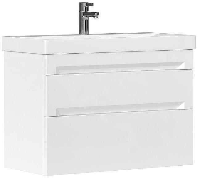 Тумба под раковину Equil Corner 80 tpCRNR80.2Y-06 подвесная цвет Белый