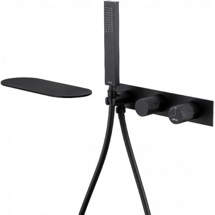 Смеситель для ванны Abber Rund AF8731B Черный матовый Смеситель для ванны Abber Rund AF8731B Черный матовый