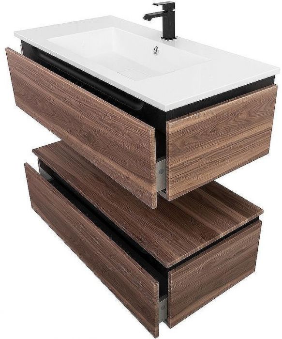 Тумба Cezares Slider 100 SLIDER-1000-1C-PI-NA-P Орех дымчатый
