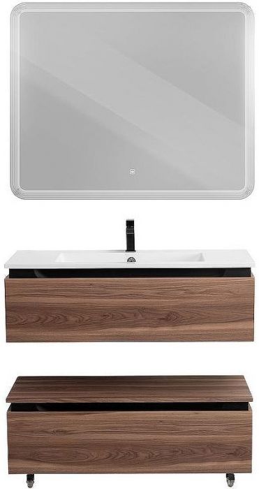 Тумба Cezares Slider 100 SLIDER-1000-1C-PI-NA-P Орех дымчатый