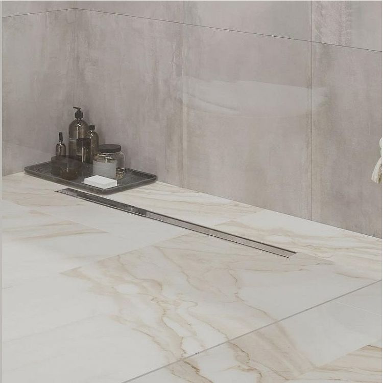 Душевой лоток Paini Slim Line 600 CH600SL с решеткой Хром глянец / под плитку