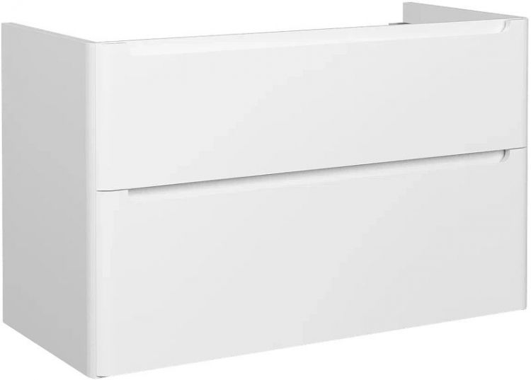 Комплект мебели для ванной STWORKI Монтре 100 подвесной цвет Белый глянцевый