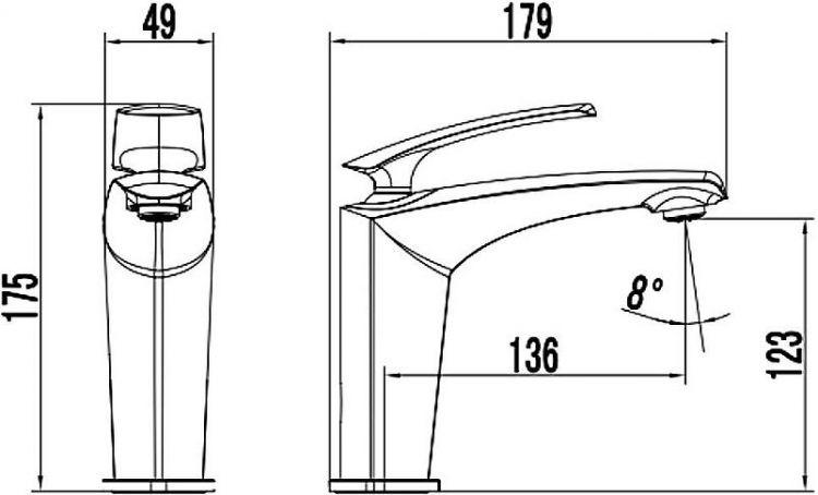 Комплект мебели для ванной STWORKI Монтре 100 подвесной цвет Белый глянцевый
