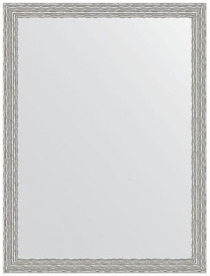 Зеркало Evoform Definite 81х61 BY 3166 в багетной раме - Волна алюминий 46