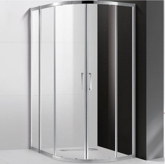Душевой уголок Cezares Molveno 110x90 MOLVENO-RH-2-110/90-C-Cr-IV профиль Хром стекло прозрачное