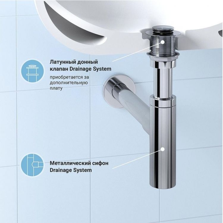 Сифон для раковины Wellsee Drainage System 182119000 цвет Хром Сифон для раковины Wellsee Drainage System 182119000 цвет Хром