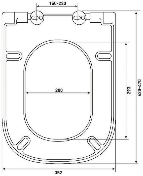 Сиденье для унитаза Berges Gap SO 017003 Белое с микролифтом