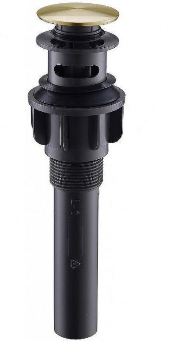 Донный клапан BelBagno BB-PCU-03-BORO click-clack Брашированное золото