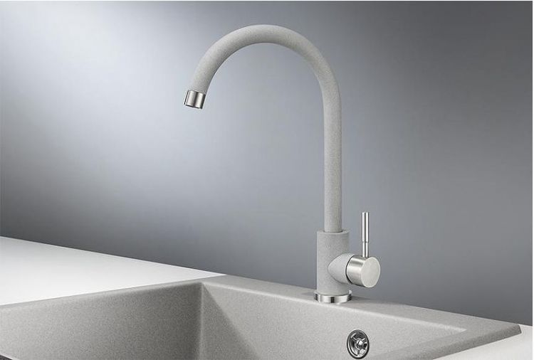 Смеситель для кухни Granula Standart ST-4031 цвет Базальт