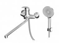 Смеситель для ванны AWP Suna S1051C универсальный цвет Хром