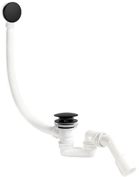 Слив-перелив FILARETE FL90BL click-clack цвет Черный матовый Слив-перелив FILARETE FL90BL click-clack цвет Черный матовый