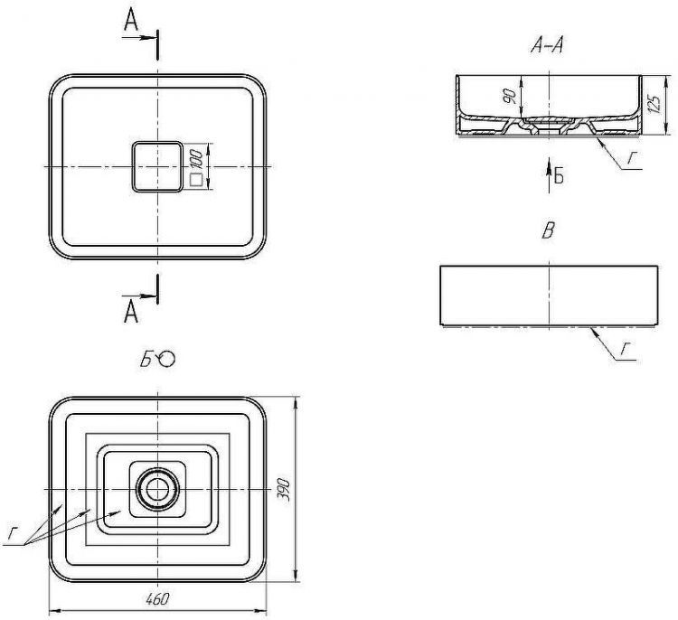 Раковина Aqwella Dreja Joy 46 641945 Белая Раковина Aqwella Dreja Joy 46 641945 Белая